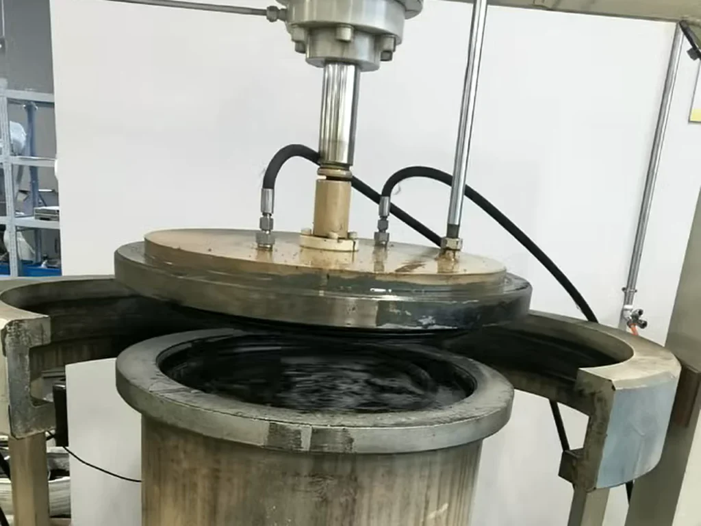 Hydrostatic pressure testing equipment used to verify underwater component depth performance