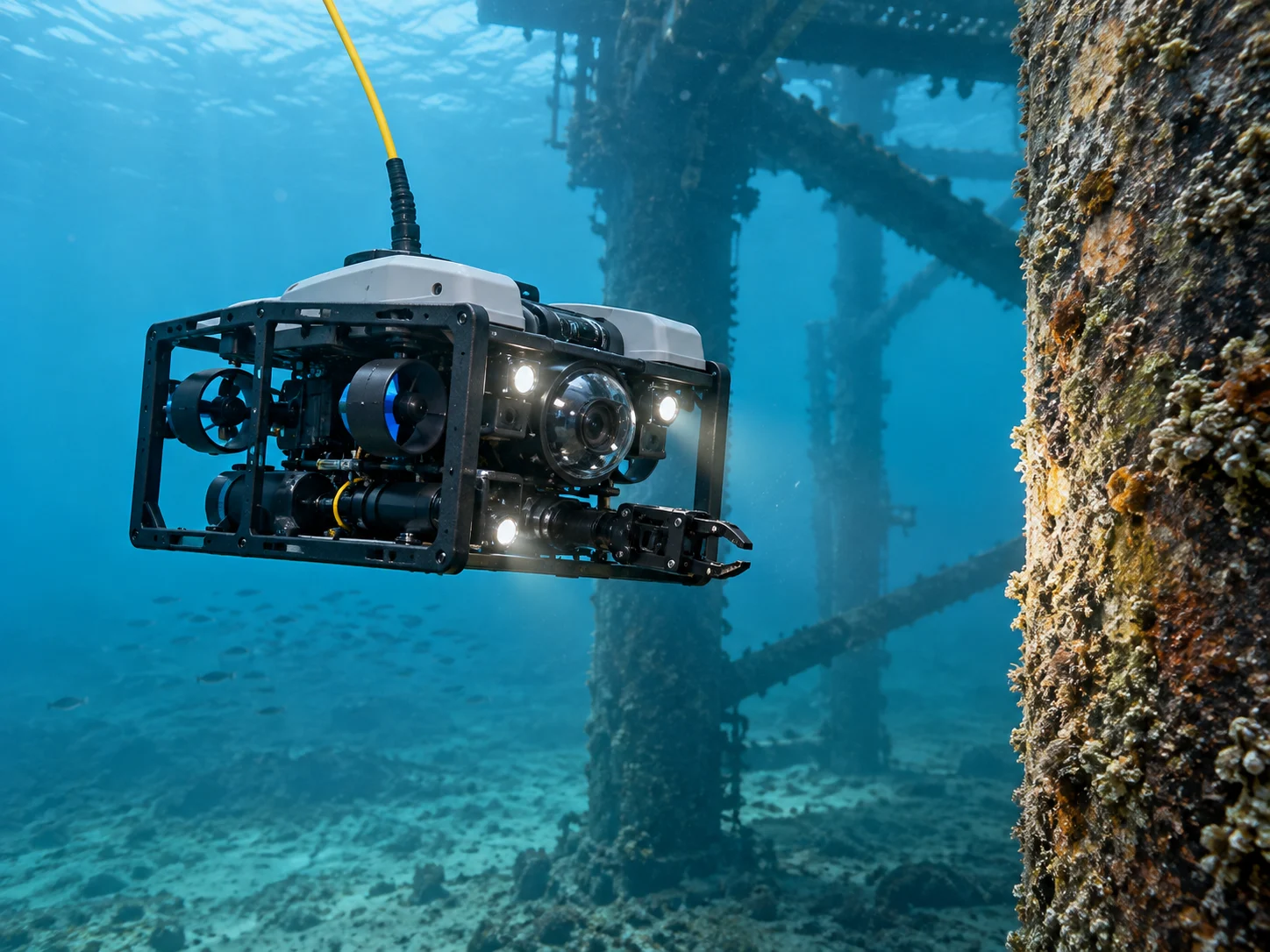 ROV working underwater