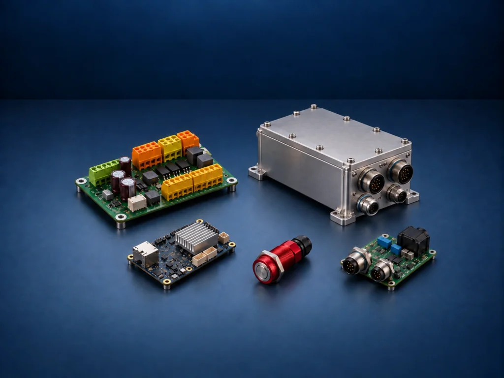 ROV control electronics, power management boards, underwater switches and a subsea power distribution enclosure