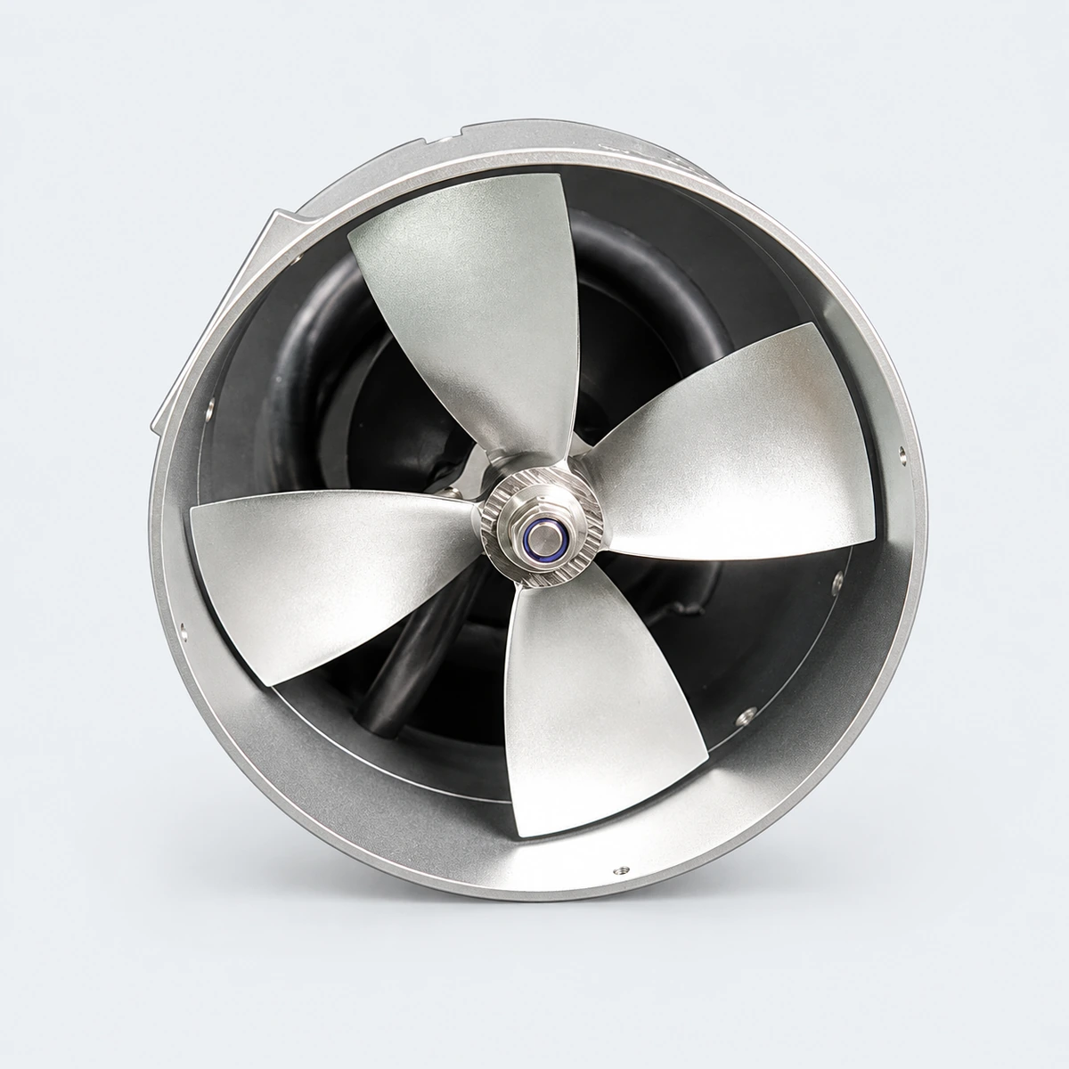 Front view of the R58 PRO four-blade aluminum alloy propeller
